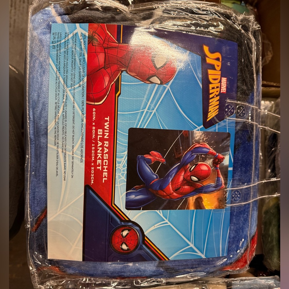 Spider-Man Twin Size Blanket – Marvel Superhero for Kids